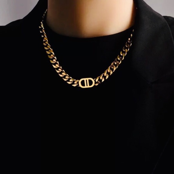 💛18K gold plated db necklace - Picture 3 of 7